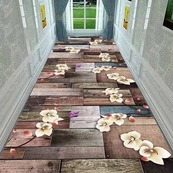 

Long Stair Carpet Nordic Home Hotel Hallway Carpet Bedroom Corridor Aisle Rug Entrance Floor Mat Bedside Rugs Party Wedding Rug