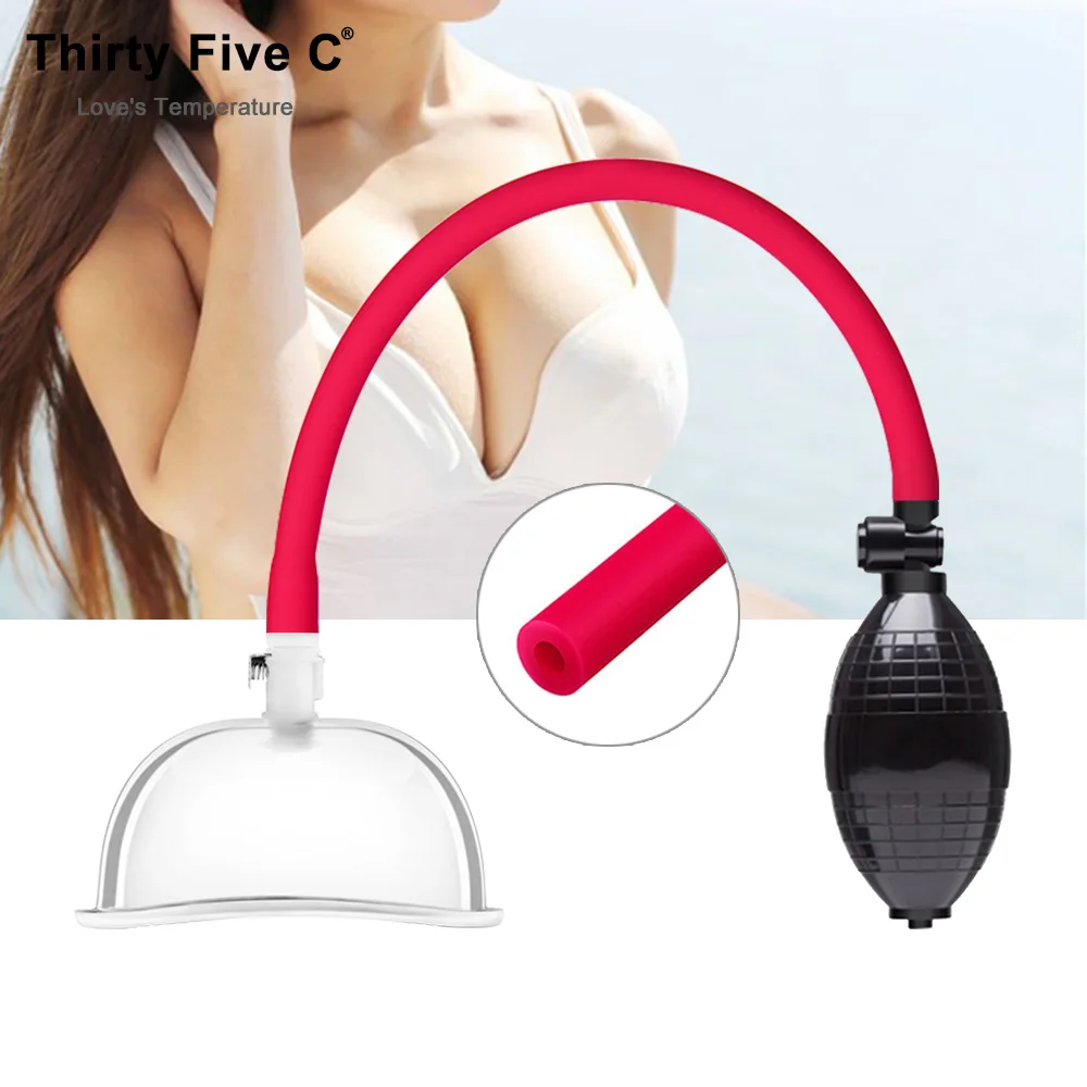 Vagina Pump Enlarger Nipple Sucker Vacuum Cup Clitoris Stimulator Breast Enhancement Massager Sex Toys Pussy Orgasm Masturbater - Vagina Balls