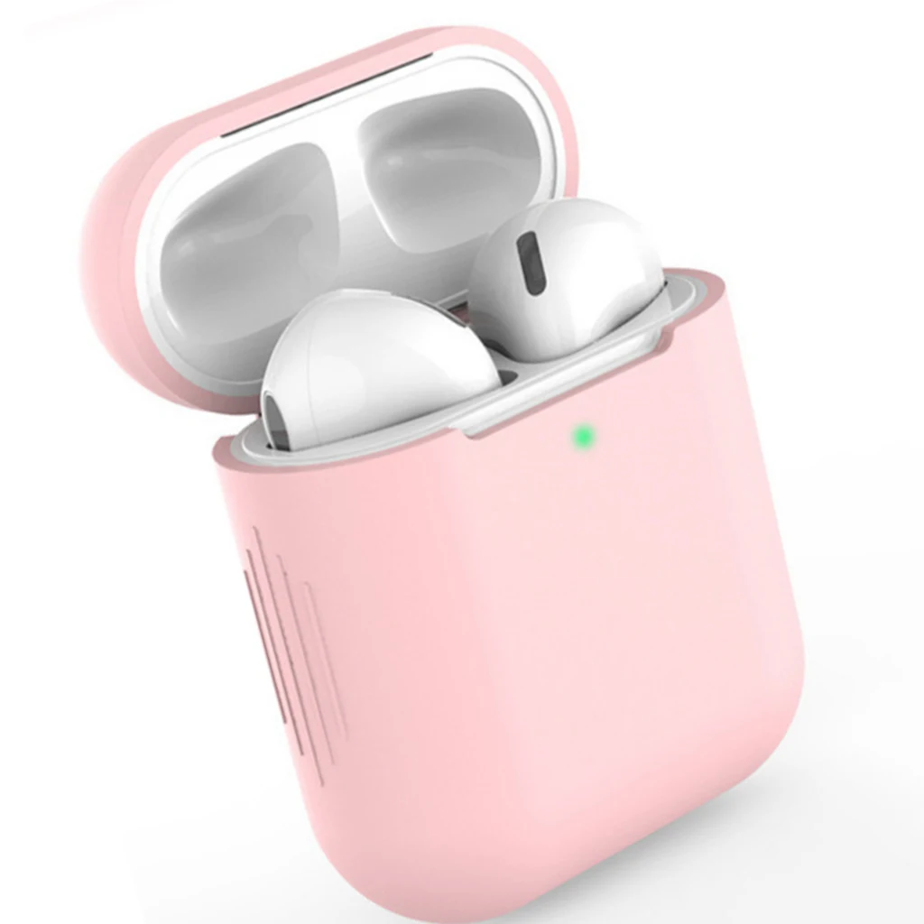 Для AirPods ТПУ силиконовый Bluetooth беспроводной чехол для наушников Защитный кожи