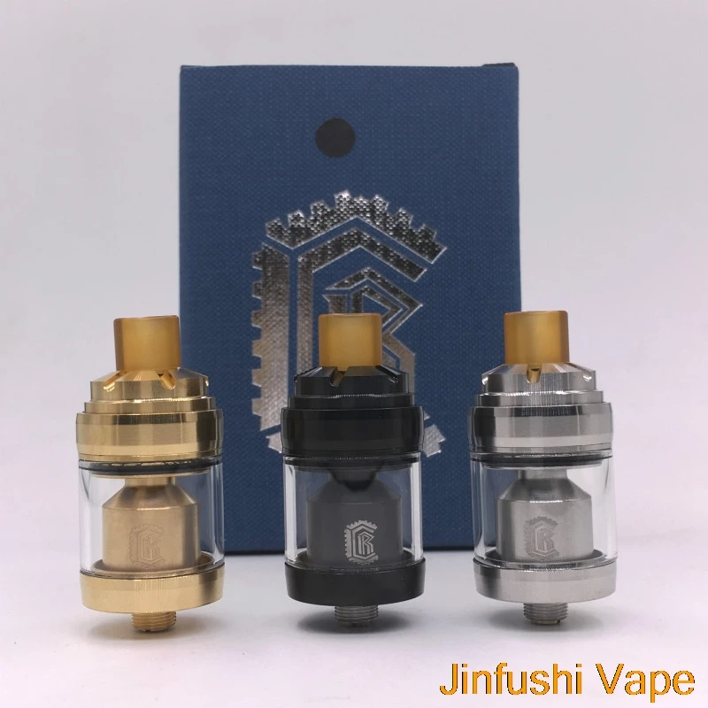 

New Arrival Vape Tank Relod MTL RTA 304SS Rebuildable DIY Atomizer 22mm Diameter 2ml Top Fill E Cigarette RTA for 510 Mech Mod