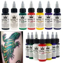 Профессиональный тату Цвет пигмент безопасные нетоксичные 30 мл Пластик
