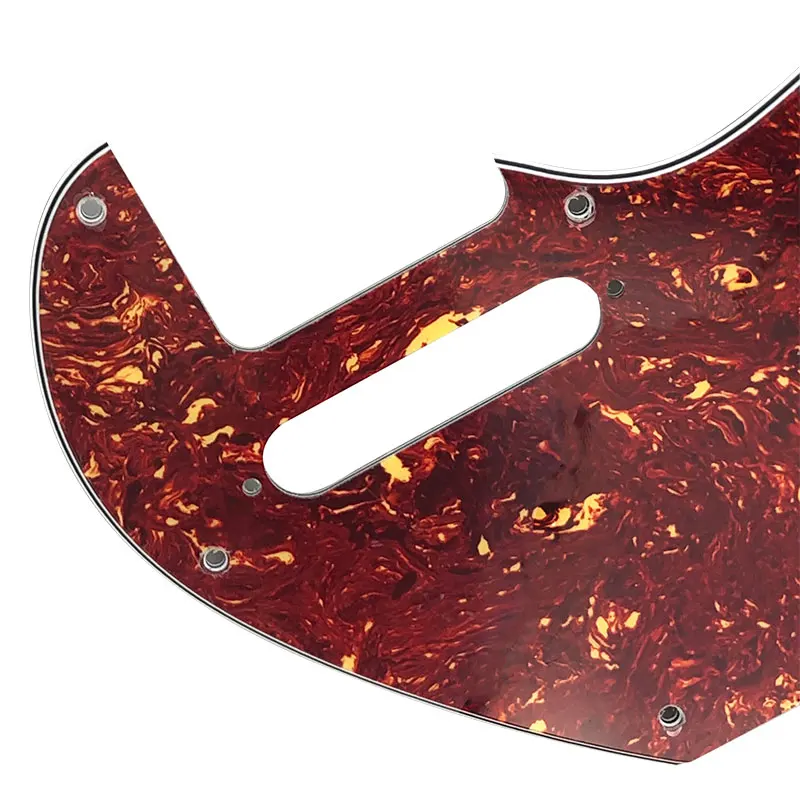 Запчасти для гитары Pleroo для US Telecaster Tele F hole Hybrid Guitar Pickguard Script Plate Tele конверсия пикап с крепежным отверстием