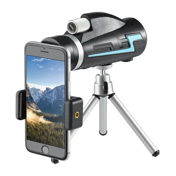 

Professional 12x50 Zoom HD Remote Monocular Powerful Wide Angle waterproof Telescope BAK4 Prism for Hunting Camping Hiking