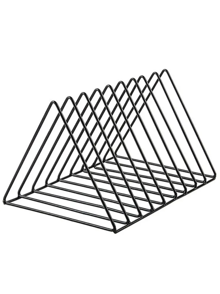 Buy 1 PC Студенческие настольные украшения Металл Кованое железо декоративные книжные концы маленькая книжная полка для кабинета книжная подставка - Цвет: Buy 1 PC