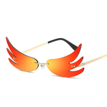 

2020 Fashion Flamingo Cat Eye Sunglasses Women Luxury Brand New Colorful Sun Glasses Unique Flame Sunglasses Men UV400 okulary