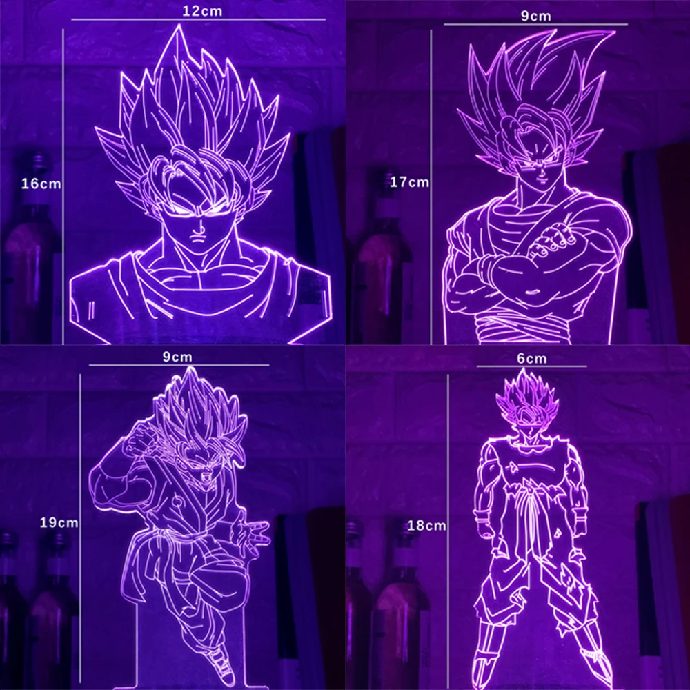 Новейшая фигурка с треснувшим белым основанием ночной светодиодный светильник
