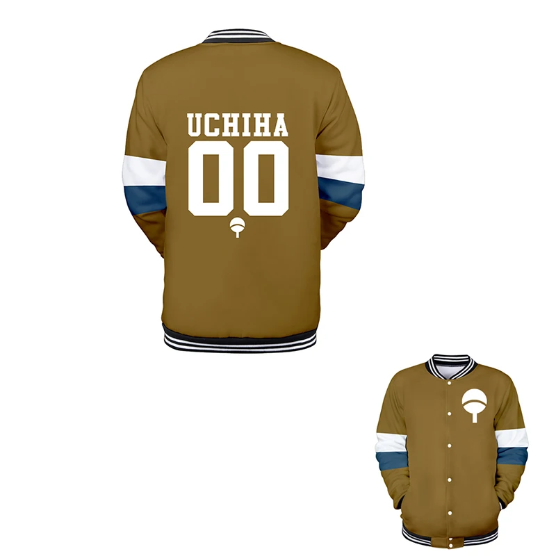 baseball jacket-5 Наруто Узумаки Хатаке костюм Учиха толстовки пуловер Мода для мужчин женщин толстовка с капюшоном длинным рукавом Homme толстовка с капюшоном Топ - Цвет: baseball jacket-5