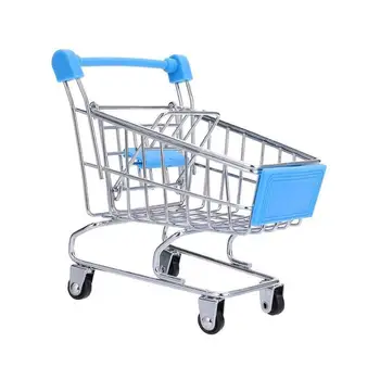 

Cute Mini Shopping Cart Supermarket Handcart Storage Office Kids Home For Children Toy Toy Gift Decor Wonderful G0F7