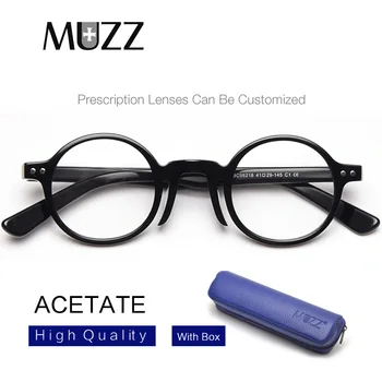 

Acetate Small Round Eyeglass Frames Vintage Myopia Prescription Hand Made Japan Handmade Retro Full Glasses Hyperopia Eyewear