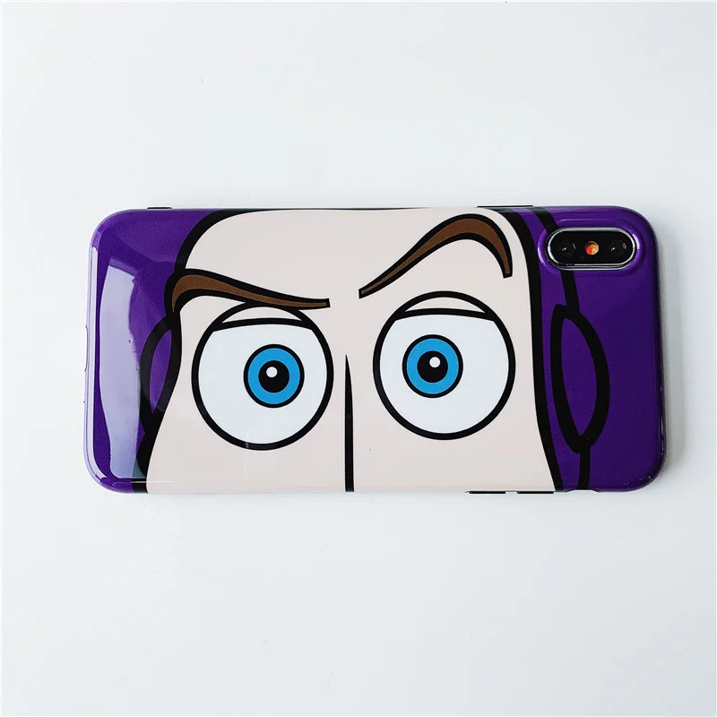 Мягкие чехлы IMD с милыми мультяшными глазами для телефонов iPhone 11 Pro Max 6 6S 7 8 Plus X XR XS Max, задняя крышка, чехлы - Цвет: 2