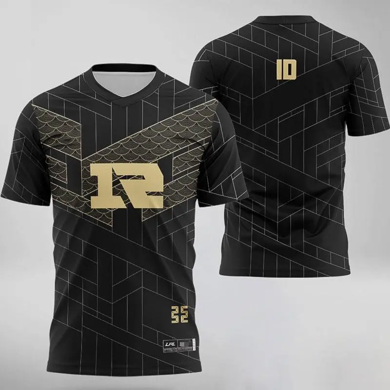 2021 LOL Game LPL E-Sports FPX TES JDG SNG RNG EDG Team Uniform Custom ID Men Women Tees Casual Streetwear T-shirt2021new style