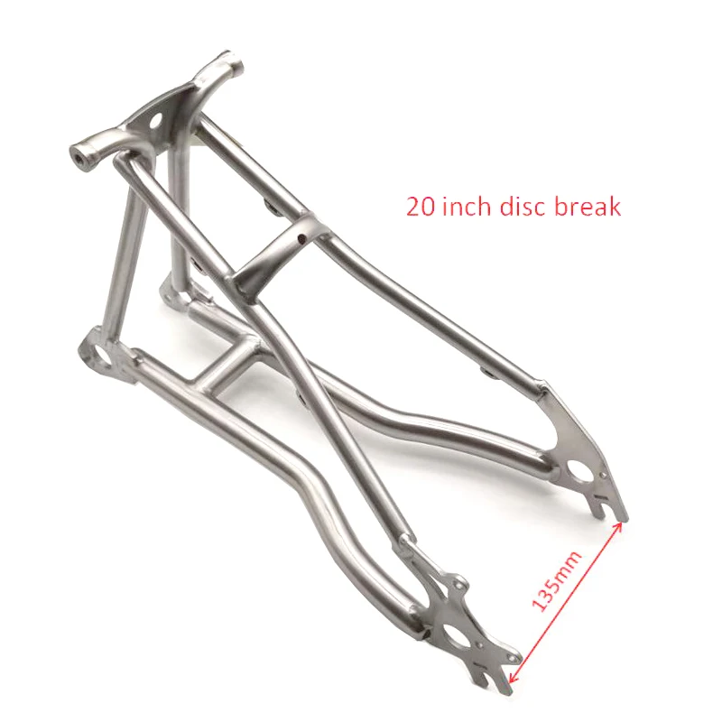 Fourche Et Triangle Arrière Titane Pour Vélo Pliant Brompton - NEUF - Ultra-léger