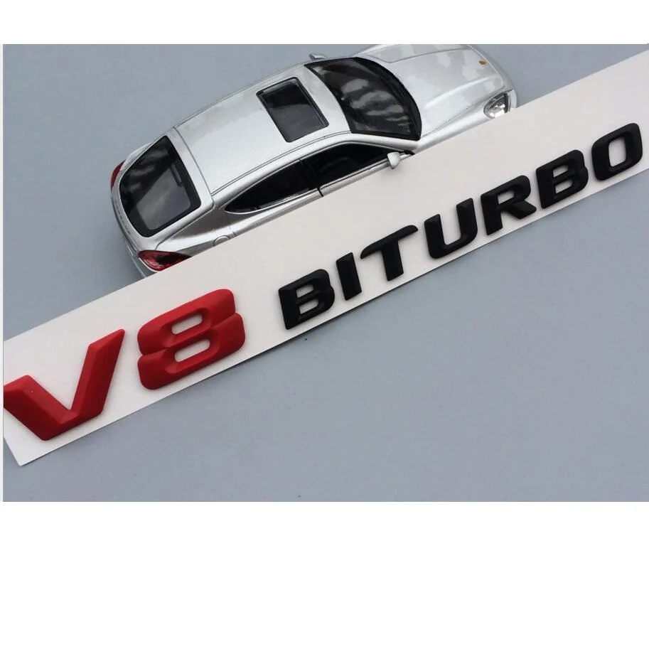 3D буквы для Mercedes Benz E63 C63 S63 GLE63 GLC63 GLS63 CLS63 AMG Fender V8 BITURBO V8BITURBO значки с эмблемой стикер