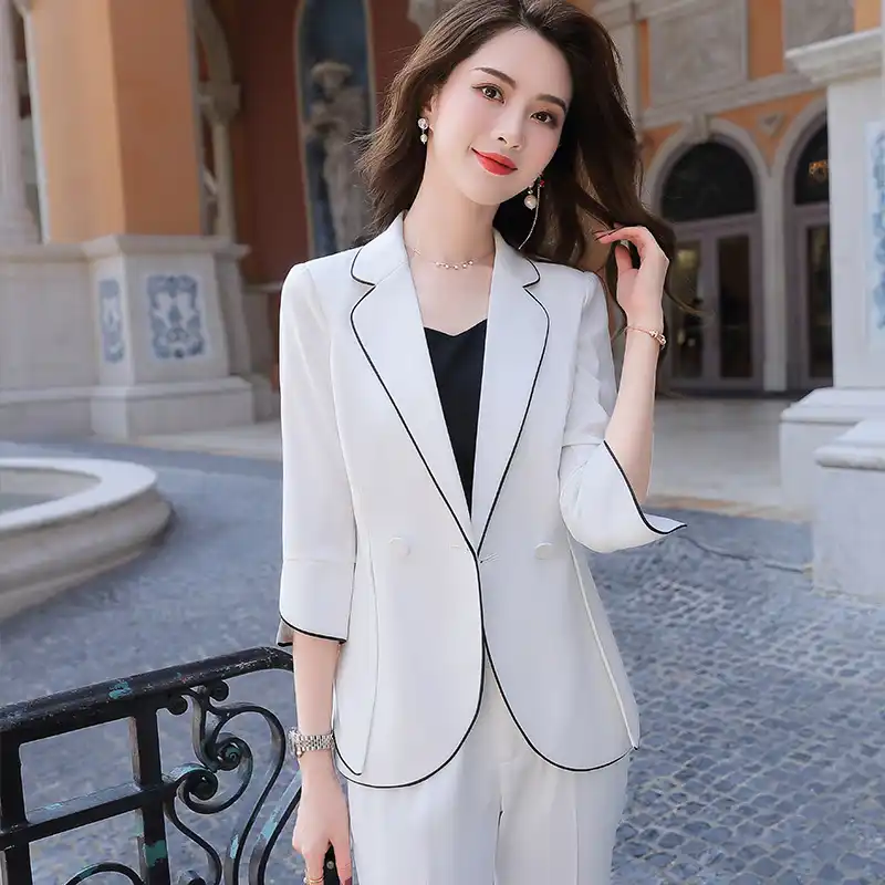 modas de conjuntos pantalon y blusas elegantes