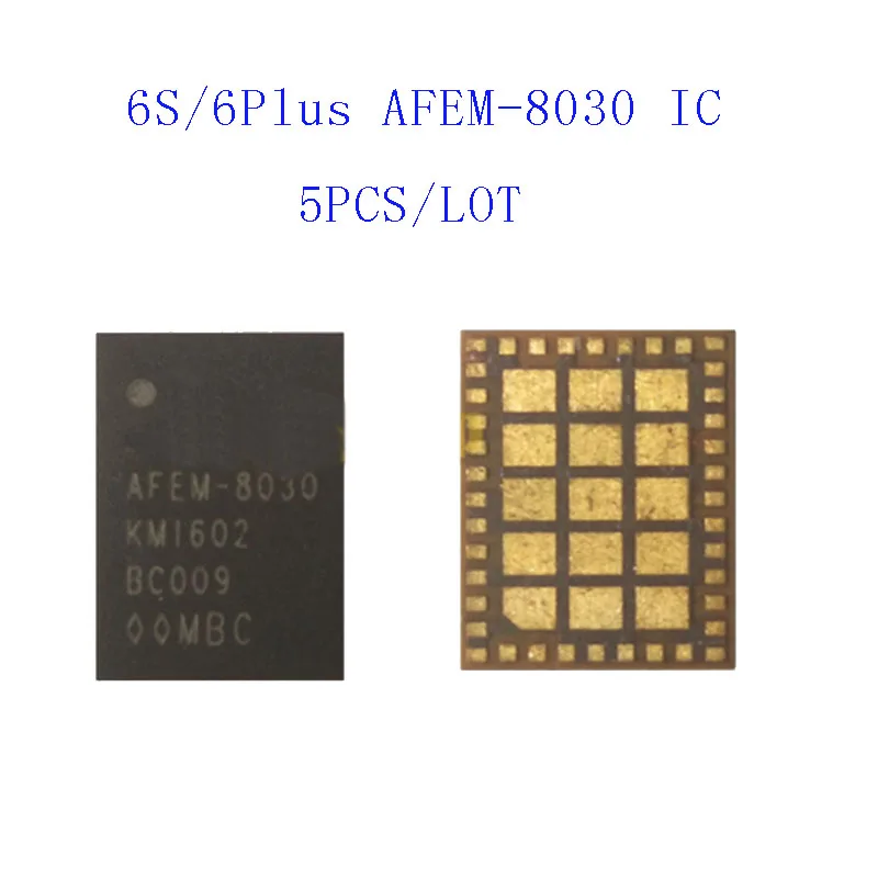 5 шт./лот UMBPA_RF A8030 AFEM-8030 для iPhone 6s 6s P 6s plus MID BAND PA+ DUPLEXERS PA Усилитель мощности чип IC