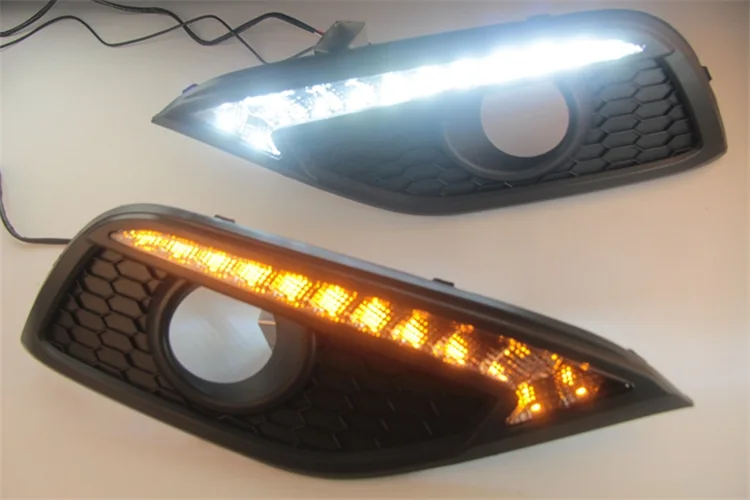 Указатель поворота светильник стиль реле 12V авто светодиодный DRL Габаритные огни противотуманная фара для Хонда сrv CR-V 2012 2013