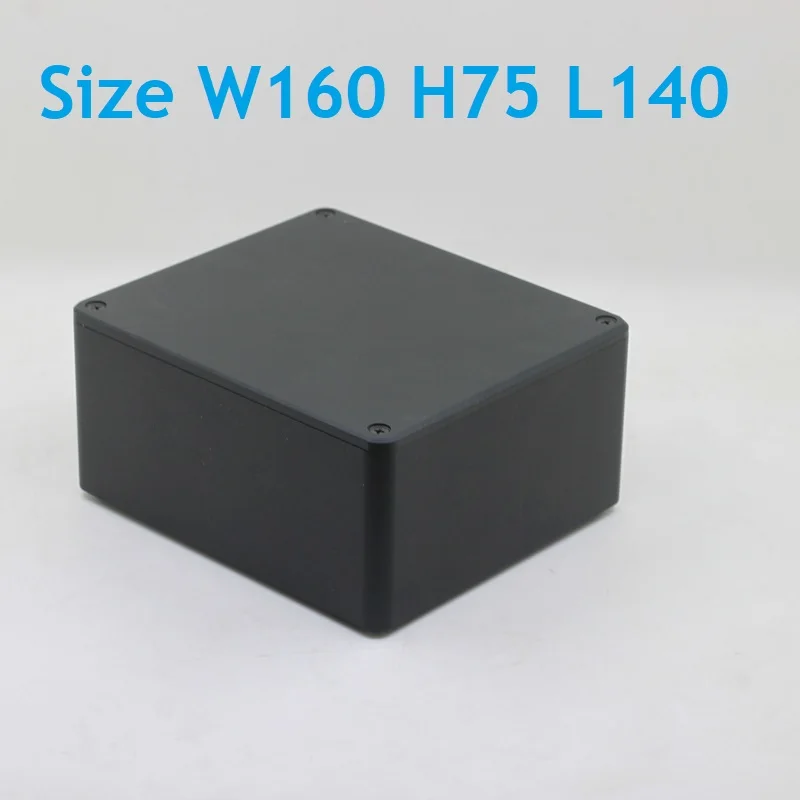 

Large Size Sandblasted Aluminum Transformer Cover W160 H75 L140 Transformer Housing DIY PSU Amplifier Enclosure Matte