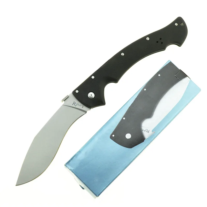 High Performance Cold Finish Steel Sharp Blade Rajah 2 Tactical Folding Knife Hunting Camping Survival Multi Function EDC Tool |