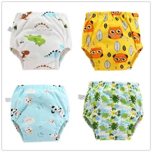 

3pc/Lot Baby Cotton Training Pants Panties Waterproof Cloth Diapers Reusable Toolder Nappies Diaper Baby Underwear