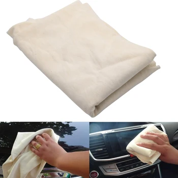 

60x90cm Car Wash Cleaning Natural Cloth Washing Suede Drying Towel Car wash towel