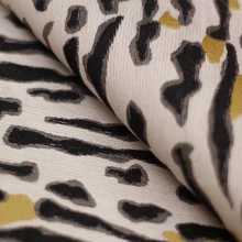 Изготовленная на заказ леопардовая полосатая Высококачественная жаккардовая Одежда Ткань Ветровка платье пальто ткань Чонсам из дамаста лошадь кружева