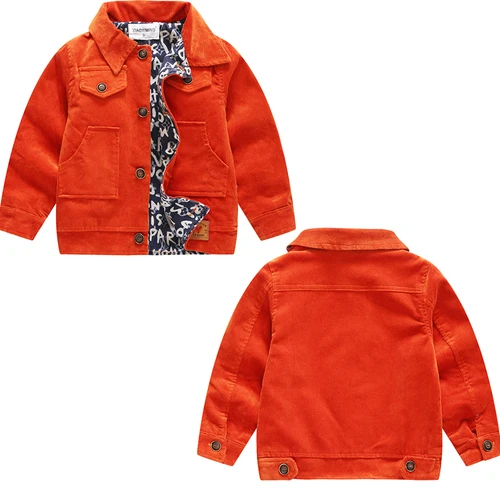 Autumn Winter Kids Boys Outdoor Velvet Jacket Coat Hood Windbreaker Sport Windproof Jackets Outwear Kids Clothes - Цвет: 4
