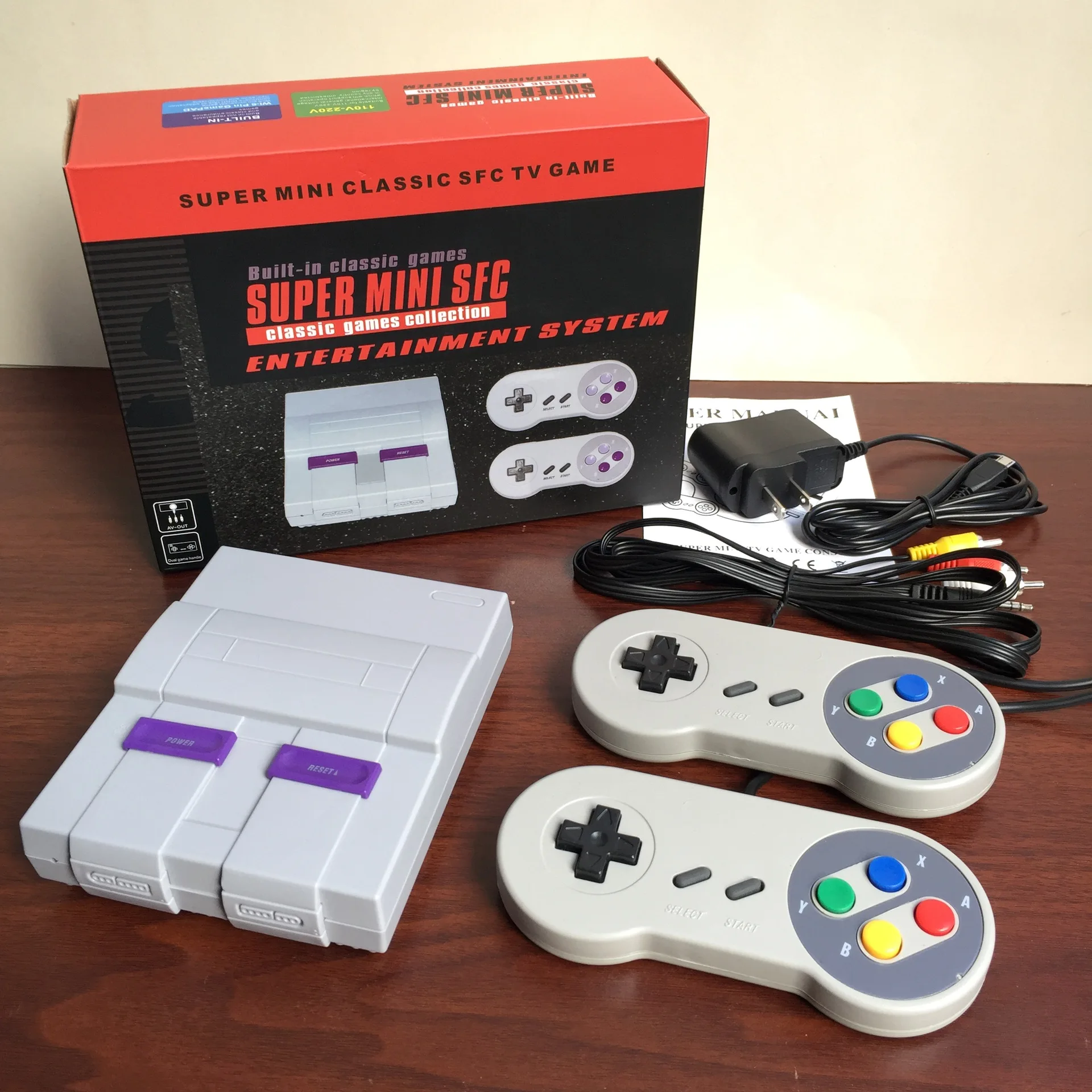 

16bits Super Classic TV Handheld Mini Game Consoles 2019 Newest Entertainment System For 94 SNES Games Console free shipping