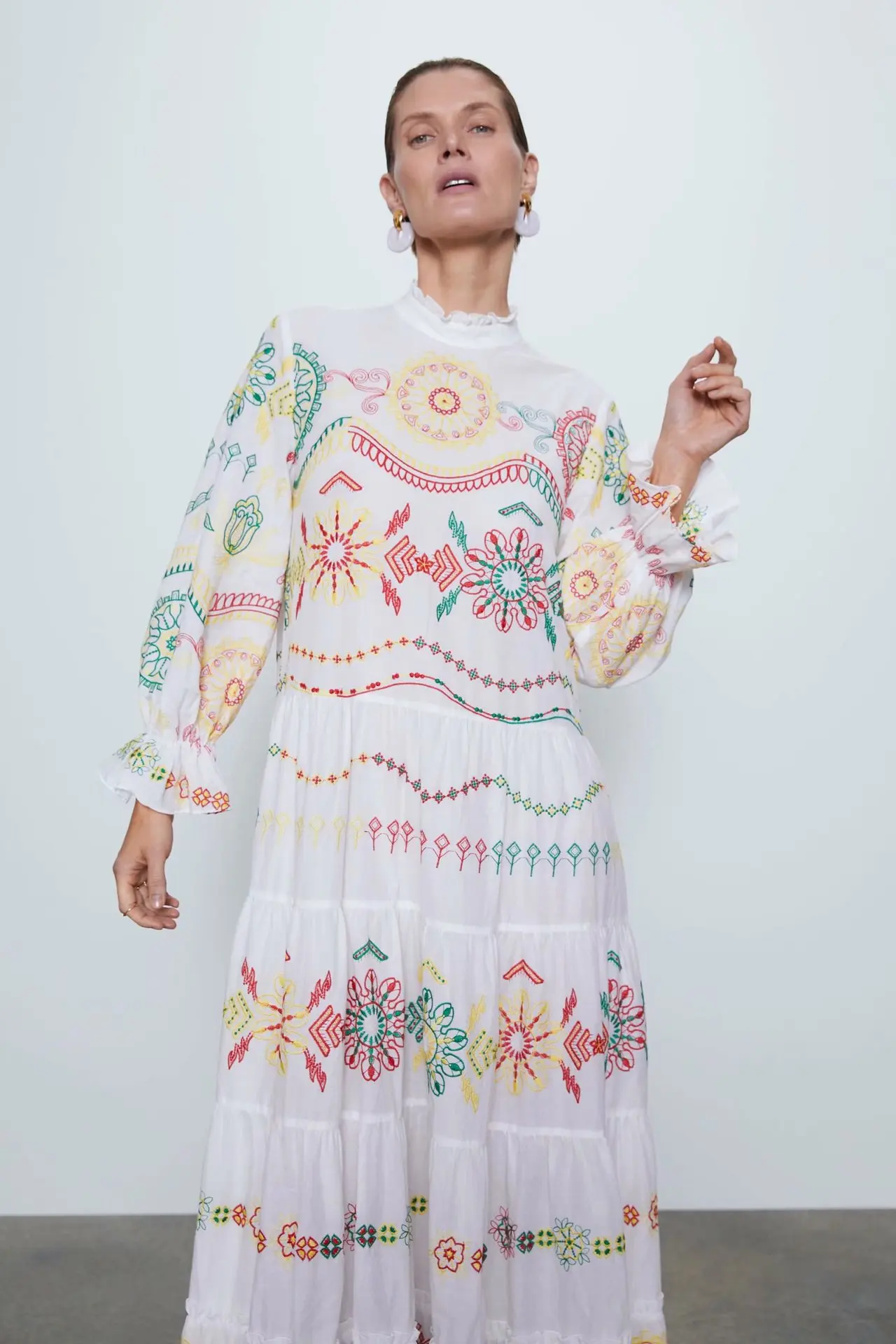 Новинка весна лето 2020 Новое Стильное женское платье в европейском стиле с