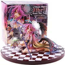 Аниме Нет игры нет жизни Zero Jibril Great War Ver. 1/7 Масштаб ПВХ фигурка Коллекционная модель игрушки