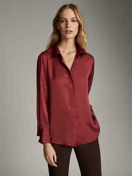 

Blouse women plus size vintage red tops clothes Design Elegant zaraing women Shirt Shimmy sheining vadiming female Xdn9349