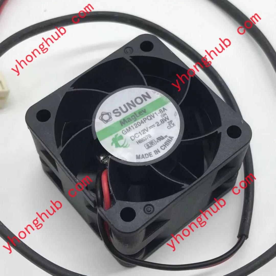

SUNON GM1204PQV1-8A GN DC 12 В 2,8 Вт 2-проводной 40x40x28 мм вентилятор охлаждения сервера