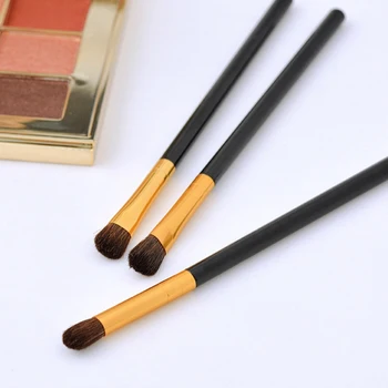 

3 pcs horse hair eye shadow brush new animal hair makeup brush for beginner make up brush.
