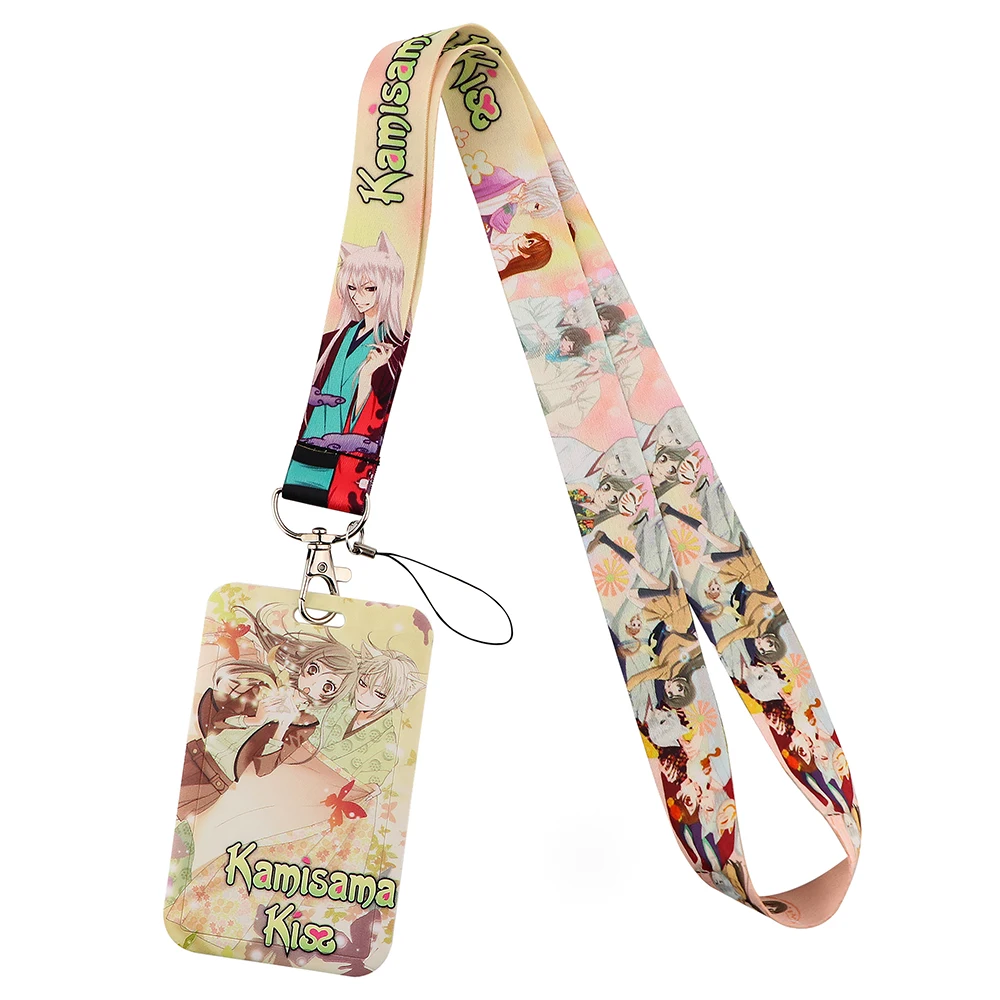 

Flyingbee X2466 Anime Girl Boy Personality ID Card Holder Bus Card Holder Staff Card Lanyard For Keys Phone DIY Hang Rope