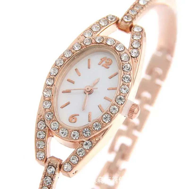 Женские наручные часы стразы Высококачественный Браслет элегантные модные