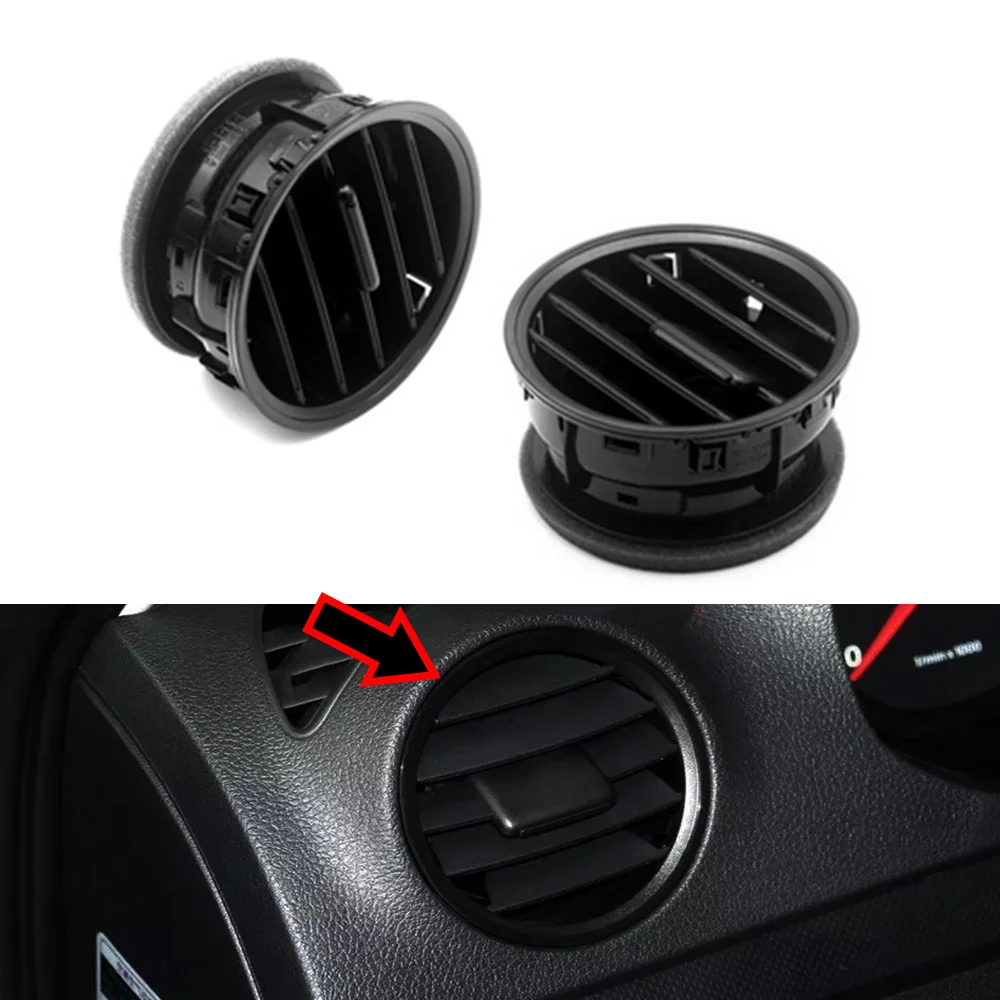 

JEAZEA Black ABS Car Air A/C Outlet Vent Conditioning Deflector Vent For Volkswagen VW Jetta 2013 2014 2015 2016 2017