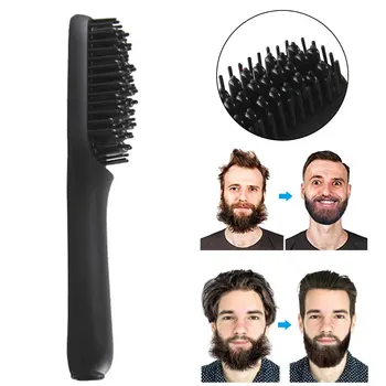 

Men LCD Screen Salon Fast Heating Anti Scald Portable Home Ionic Hair Straightener Massage Comb Beard Styling Brush PTC Ceramic