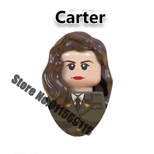 Superhero Building block Loki Sylvie Iron Man Spiderman Hulk Thor Captain America Venom Groot Thanos Vision Falcon Action Figure A-WM759