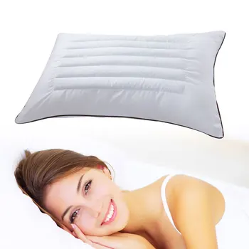 

Sleep Pillow 46*72cm Reduce Snoring Sleep Support Bed Pillow Care Pillows Rectangle Buckwheat + Feather Silk Hypoallergenic Car