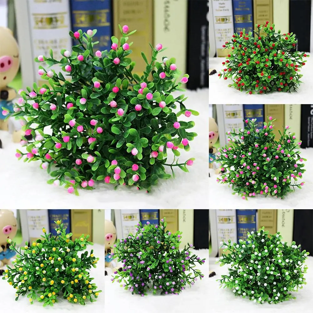 

New 15 Heads/1 Bouquet Artificial Aglaia Odorata Flower Home Wedding Party Decor Artificial Decorations Home & Garden