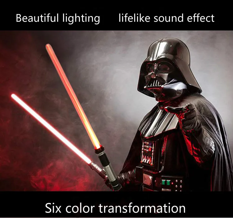 

New Hot 2 Pieces/lot Flashing Ninja Swords Cosplay Light Saber Led Sword Toys with Sound and Light for Boy Girls Birthday Gifts