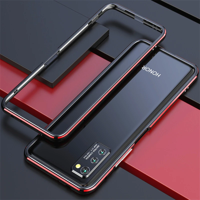 Чехол бампер OMEVE для Honor V30 Pro Алюминиевый металлический каркас чехол Huawei View 30 Nova 6