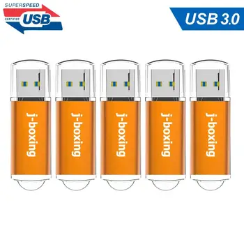 

USB 3.0 64GB Rectangle Flash Drive Up to 90MB/s Fast Transfer Speed Thumb Drive, 64GB Mini USB3.0 128GB Jump Drive Memory Stick