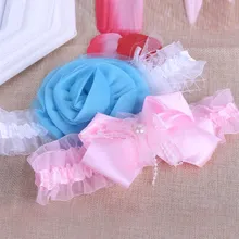 Детский Головные уборы детской первый месяц для маленьких девочек цветочный головной венок для возраста от 0 до 12 месяцев Аксессуары повязка на голову венок принцессы корейский стиль N