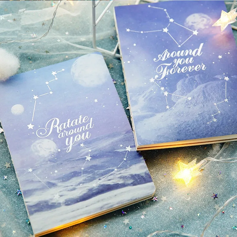 

"Dreamland" Hard Cover Beautiful Cute Sketchbook Drawing Notebook White Papers Notepad Journal Office Supply Stationery Gift