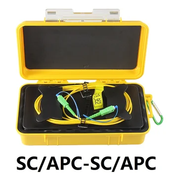 

OTDR Optical Box OTDR Launch Cable SC/APC-SC/APC Fiber 500m 1KM 2KM OTDR Dead Zone Eliminator Singlemode 9/125um G652D