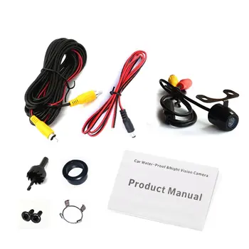 

Universal 12V Waterproof 170 Lens Angle Night Vision Car Rear View Bakeup Camera CCD Color Parking Assistance with Hole Saw