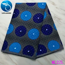 Воск liulanzhi африканская ткань Последние Стиль Хлопок Анкара воск ткань С стойками для платья 6 ярдов ML2ZL34-ML2ZL64