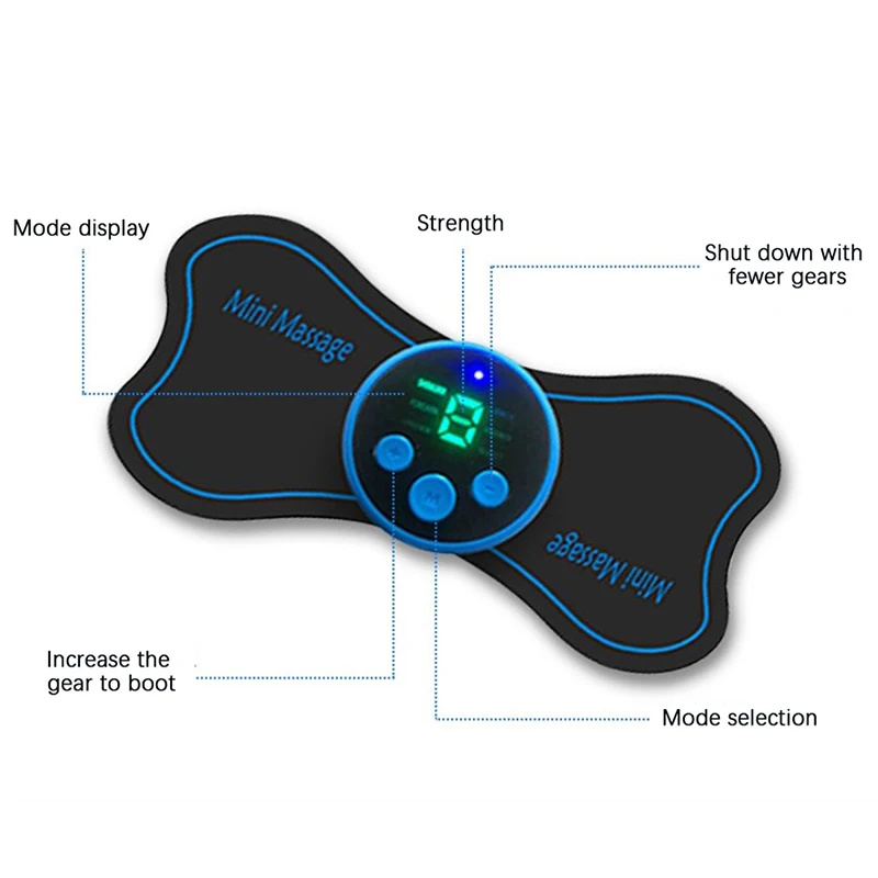 

Cervical Spine Mini Electric Massager Portable Multifunctional Massage Mat Mini Back And Shoulder Neck Body Massager