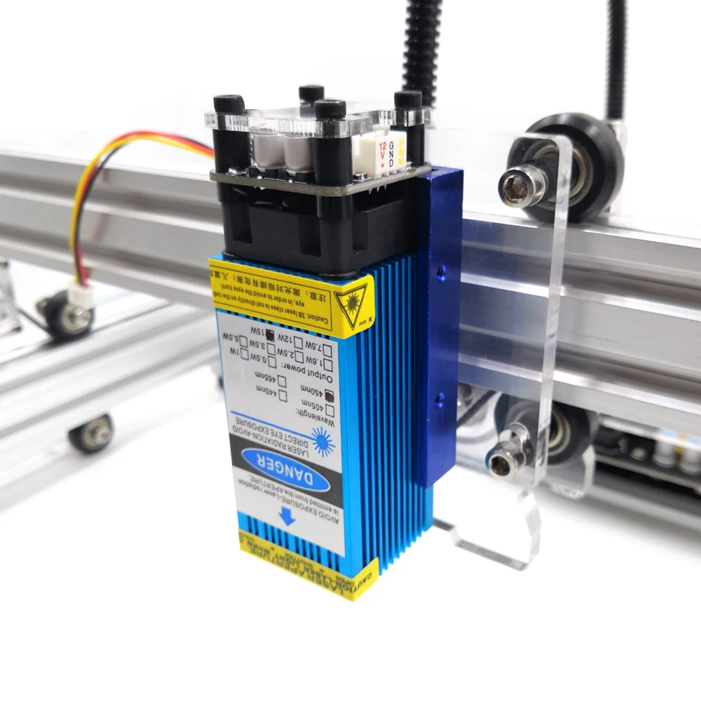 0.5w-15w Laser Module Adjustable Focus For CNC 3018 Series Laser Engraver DIY Wood Route Engraving Machine Replacement Accessory