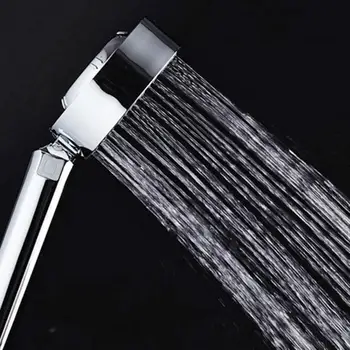 

Double-sided 3 Modes Adjustable Jetting Water Saving Bath Shower Head Round Booster High Pressure Handheld Bathroom Shower